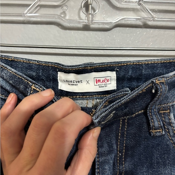 Lovervet by Vervet You're My Lover 2.0 Cropped Straight Leg Jeans Size 3/26 - Picture 8 of 10